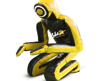 Shaza MMA BJJ Wrestling Grappling Dummy Bag Unfilled – Durable Vinyl Training Partner