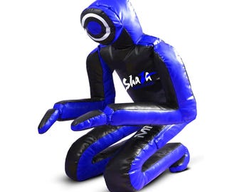 Shaza MMA BJJ Wrestling Grappling Dummy Bag Unfilled – Durable Vinyl Training Partner