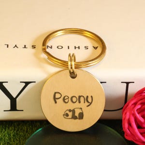 Cat Tag,Dog Tag,Cat ID Tag,Personalized Cat Tag,20mm Dog Id Tag,Brass Engraved Cat Tag,Small Collar Tag, Custom ID Tag,Pet ID Tag