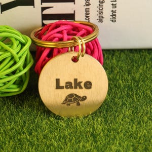 Personalized Tiny Dog Tag,Custom Mini Dog Tag,Dog Tag,Senior Dog Tag,Pet ID Tag,Dog ID Tag,Cat ID Tag,Cat Collar Tag,Brass Pet Tag
