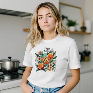 Holy Aperoli T-Shirt – Summer Cocktail Shirt | Aperol Spritz Graphic Tee | Funny Drink Shirt | Retro Party Tee | Unisex