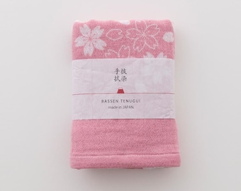 Japansk Tenugui-handduk – Sakura-design | Tillverkad i Imabari, Japan