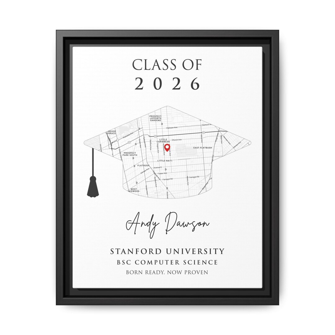 Custom Map Gift for Graduation, Graduation Gift, Son, Appreciation Gift ...
