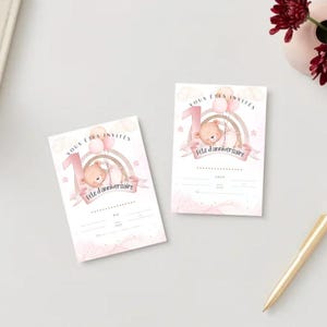 Children's birthday invitation card.edf
