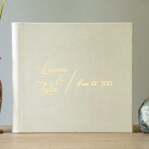 Custom Instax Wedding Guest Book – Polaroid Photo Guestbook – Personalized Wedding Sign-In Album