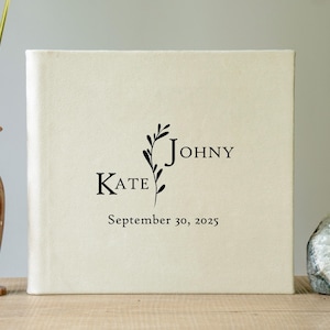 Personalized Polaroid Wedding Guest Book – Instax Photo Wedding Sign-In Album – Keepsake Memory Book