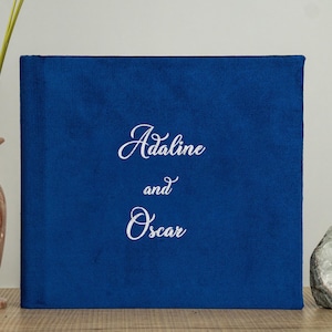 Personalized Guest Book for Weddings – Add Names, Date and Photos – Compatible with Instax & Polaroid Film
