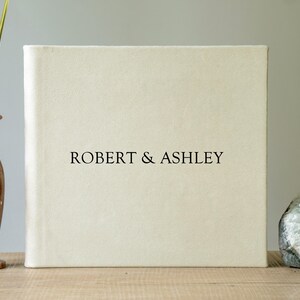 Instax Photo Wedding Guest Book – Custom Sign-In Album – Romantic Wedding Memory Book