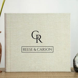 Personalized Polaroid Wedding Guest Book – Instax Photo Wedding Sign-In Album – Keepsake Memory Book