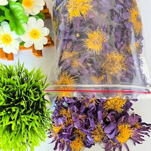 250 g Organic Egyptian Blue Lotus, Whole Flowers, Meditation Tea, Premium Blue Lotus Flowers, Chakra Lotus