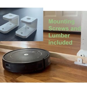 Robot Vacuum Stoppers - Set of 2 Hooks -  iRobot Roomba Eufy Shark Hallway Barriers