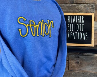 Sudadera de último año, graduación,