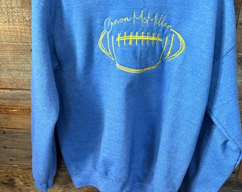 Sudadera de fútbol con dibujo desgastado