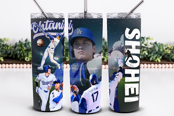Shohei Ohtani Tumbler PNG Design | Baseball Cup Sublimation Design