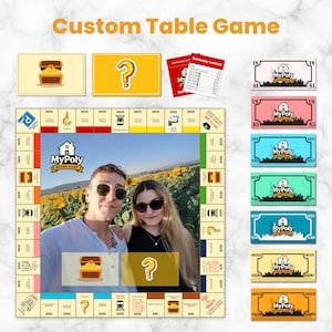Personalized Photo Board Game – Custom Board Game-Style Fun