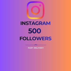 500 följare på Instagram | Snabb leverans | Verklig och säker tillväxt | Öka antalet följare på Instagram | Marknadsföring på sociala medier
