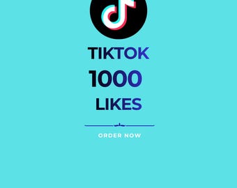 1000 Mi piace su TikTok / Servizio di crescita sui social media con consegna rapida