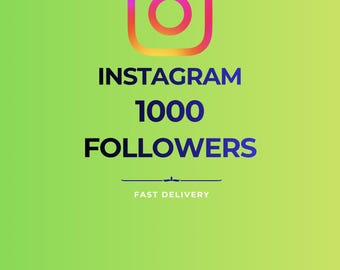 1000 Instagram Followers | Fast Delivery, Social Media Promotion