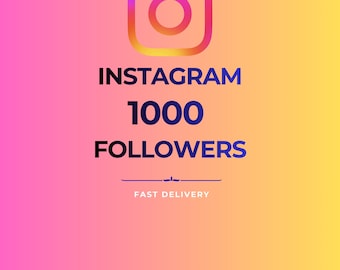1000 follower su Instagram / Crescita reale e attiva / Consegna rapida / Aumento organico sicuro / Promozione follower IG
