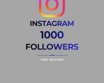 1000 obserwujących na Instagramie | Usługa rozwoju na Instagramie | Promocja w mediach społecznościowych | Szybka dostawa | Zwiększenie liczby odbiorców na Instagramie