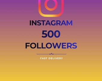 500 abonnés Instagram | Livraison rapide Boost réseaux sociaux