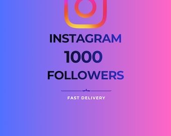1000 Instagram Followers | Fast Organic Promotion, Profile Boost