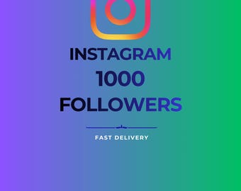 1000 Instagram Followers | Fast Organic Growth Service (Social Media Boost)