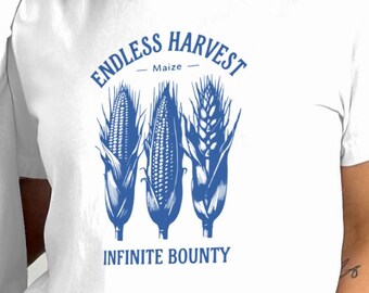 Endless Harvest Maize T-Shirt, Autumn Vintage Sweatshirt, Gardener Life, Thankful Corn Hoodie, Homestead Rural Life Gift, Farm Lover Gift