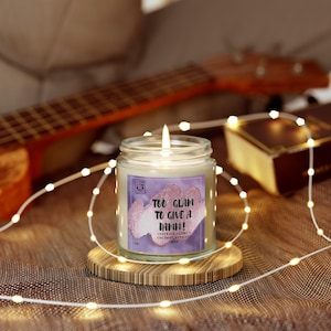Too Glam to Give a Damn Candle - Lavender Scent | Sassy Self-Care Gift for Her | Feminine Aesthetic Decor | Sassy Boss Studio Co.