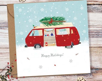 VW T25 Christmas Card