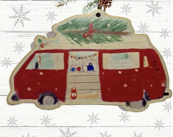 Wooden T25 Christmas Decoration