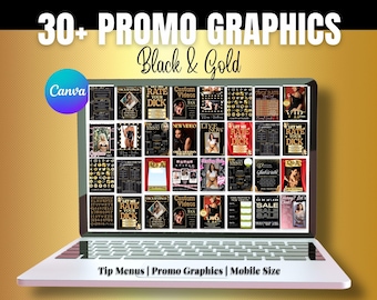 Promographics van OnlyFans | Aanpasbare sjabloonbundel voor alleen Canva-fans voor makers van nsfw-content | Pittige Creator-menu's en promotiemateriaal