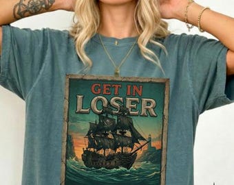 Holen Sie sich in Verlierer Fluch der Karibik inspiriert Komfort Farben T-Shirt, Disney Cruise Wunsch Piratennacht Shirt | Pirates Disney Park T-Shirt