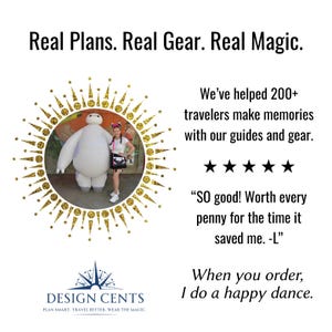 K&ouml;nnte beinhalten: Wei&szlig;er Hintergrund mit dem Text &bdquo;Real Plans. Real Gear. Real Magic.&ldquo; Ein Foto einer Person mit einem Baymax-Kost&uuml;m. Der Text lautet: &bdquo;Wir haben &uuml;ber 200 Reisenden geholfen, Erinnerungen mit unseren Guides und unserer Ausr&uuml;stung zu schaffen.&ldquo;