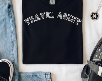 Travel Agent Shirt Comfort Colors | Disney Travel Agent Shirt, Universal Studios Agent, Cruise Travel Agency Tee, WDW Travel Planner Shirt