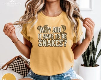 Camiseta de Indiana Jones / Regalo de Indiana Jones / En busca del arca perdida / ¿Por qué tenían que ser serpientes? / Walt DisneyWorld / Ropa de Disneyland