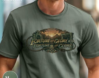 Camiseta de Indiana Jones / Camiseta de Walt DisneyWorld / Regalo de Indiana Jones / Fortuna y Gloria, Niño. Camiseta de Fortuna y Gloria / Regalo de Indiana Jones