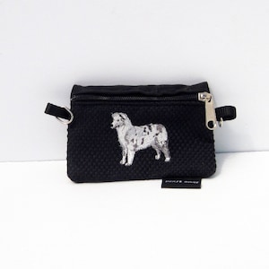 Blue Merle Australian Shepherd Dog Coin Purse