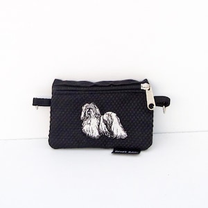 Shih Tzu, Shih Tzu noir et blanc chien porte monnaie