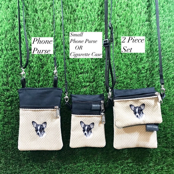 えっこ　チワワちゃん小物入れ チワワの携帯電話用財布、チワワの小型携帯電話ケース、チワワの