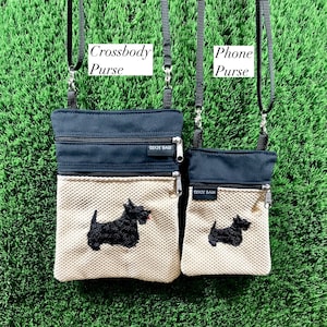 Scottish Terrier Crossbody Purse, Scotty Phone Purse, Scotty Coin Purse, Scotty Crossbody Bag, Scotty Small Purse, Scotty Travel Bag, Scotty