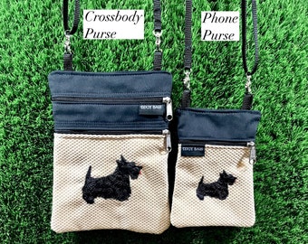 Scottish Terrier Crossbody Purse, Scotty Phone Purse, Scotty Coin Purse, Scotty Crossbody Bag, Scotty Small Purse, Scotty Travel Bag, Scotty