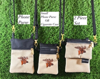 dooney and bourke cigarette case Moose Phone Purse, Moose Small Phone Case, Moose Cigarette Case, 2 Piece  Set, Moose Coin Purse, Moose Small Purse, Moose