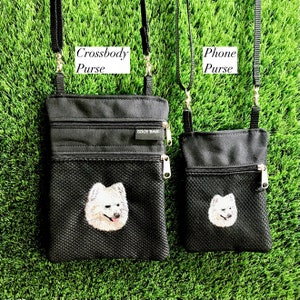 American Eskimo Axelremsväska, American Eskimo Telefonväska, American Eskimo Myntväska, American Eskimo Axelremsväska, Tysk Spets