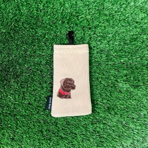 Chocolate Labrador Eyeglass Case, Labrador Eyeglass Case, Chocolate Lab Eyeglass Case, Chocolate Labrador, Chocolate Lab, Lab
