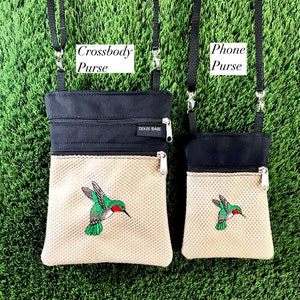 Hummingbird Crossbody Purse, Hummingbird Phone Purse, Hummingbird Coin Purse, Hummingbird Crossbody Bag, Hummingbird Purse, Hummingbird