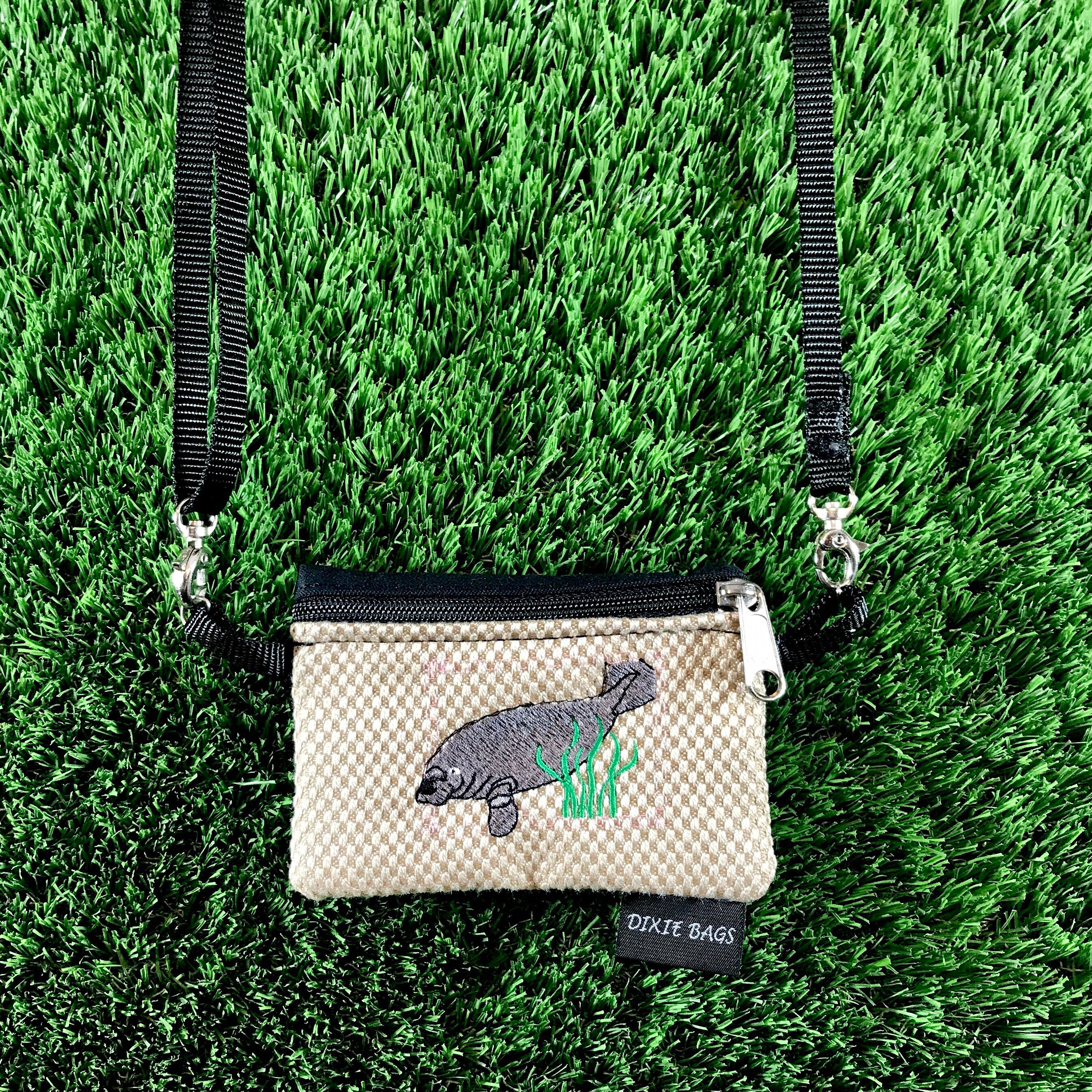 manatee　財布2点 Manatee Coin Purse, Manatee 2 Zipper Pouch, Manatee Eyeglass