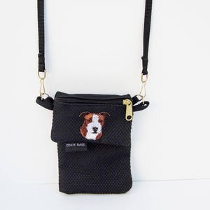 American Staffordshire Terrier, Amstaff Dog Coin Purse on Black image 5