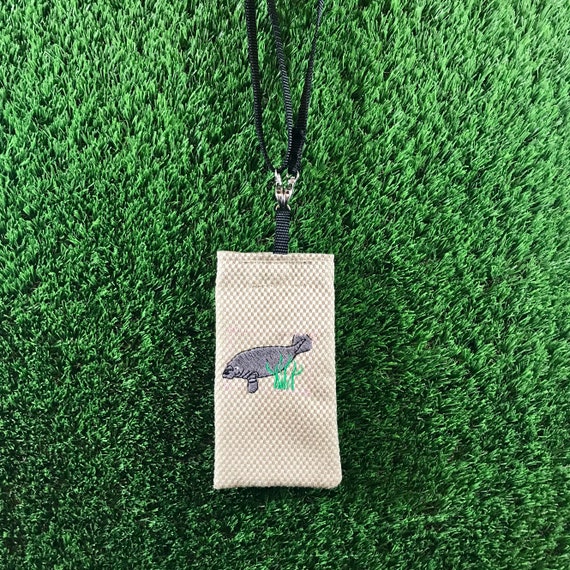 manatee　財布2点 Manatee Coin Purse, Manatee 2 Zipper Pouch, Manatee Eyeglass