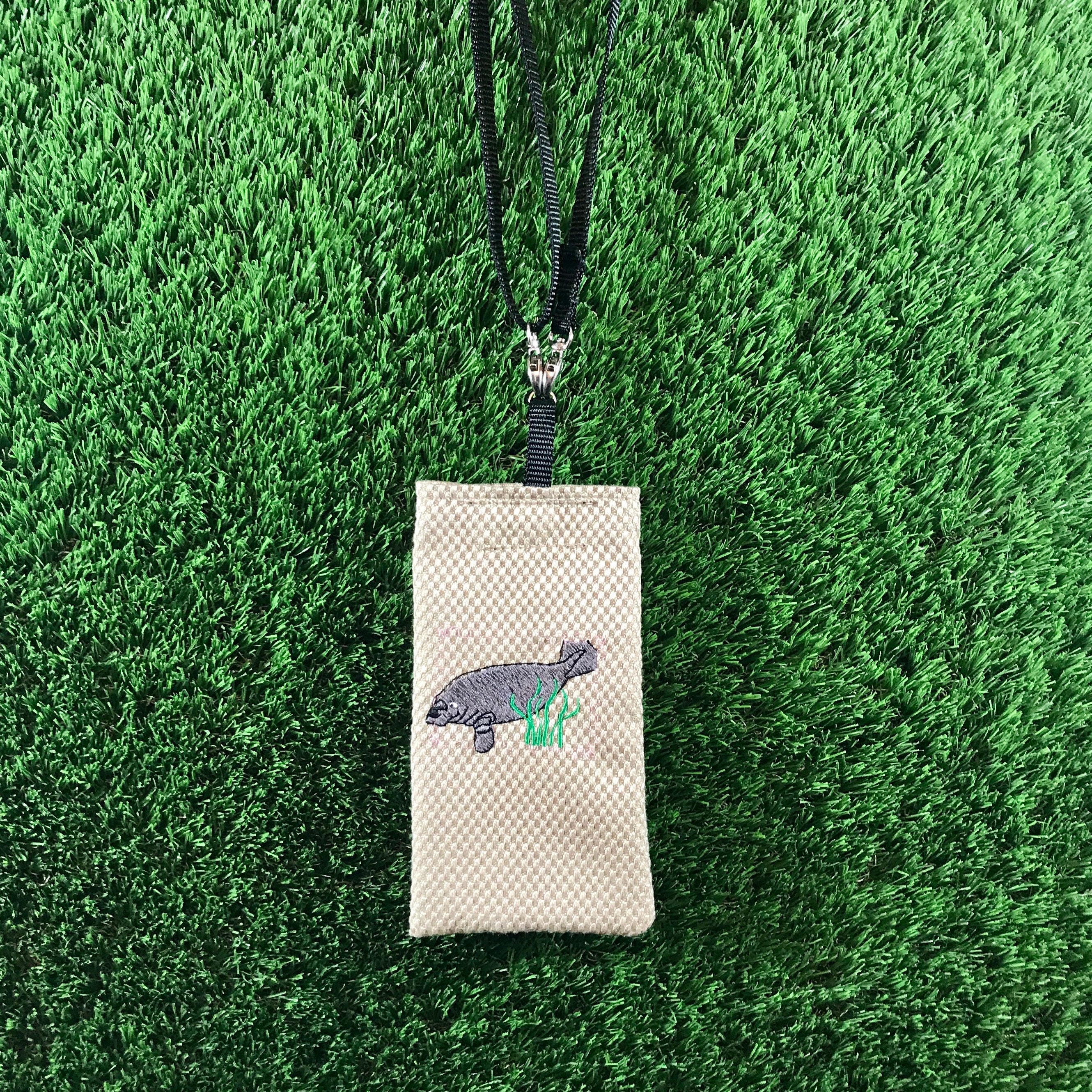 manatee　財布2点 Manatee Coin Purse, Manatee 2 Zipper Pouch, Manatee Eyeglass